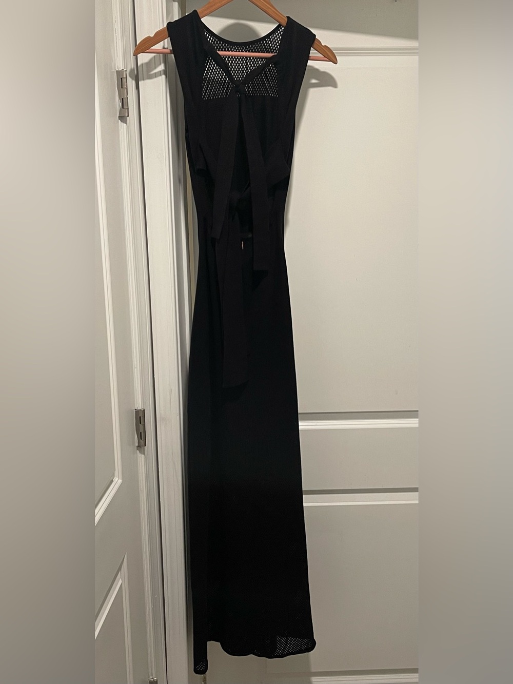MISA LOS ANGELES Clara Cotton Cashmere Blend Knit Maxi Dress Size: Small - Picture 4 of 10